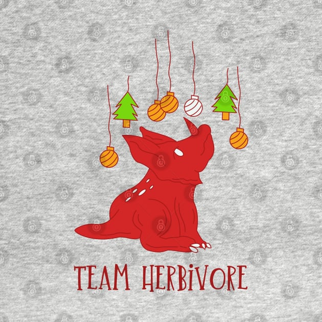 Vegan Christmas - Vegetarian Xmas - Team Herbivore by WaBastian